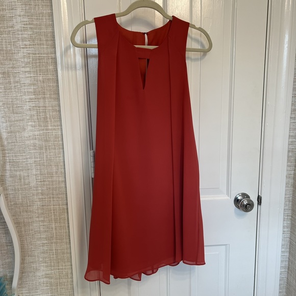 BCBG Red Swing Dress Sleeveless - Picture 2 of 3